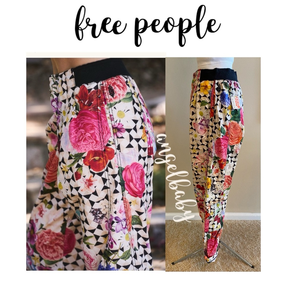 Free People Mesmerize Me Printed Pants in Take a Trip Floral! - Picture 12 of 16